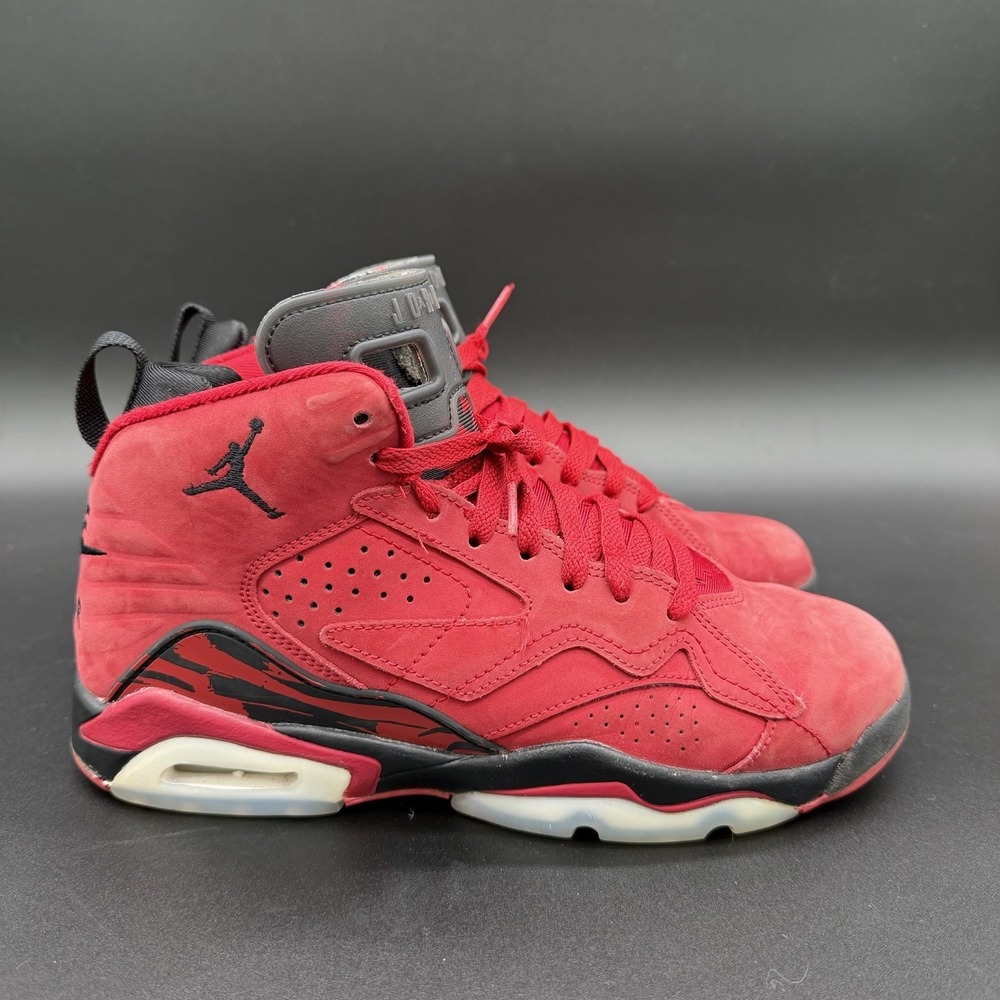 Nike Air Jordan MVP Shoes Gym Red‎ Black "Raging Bull" DZ4475-600 Boys Size 7Y